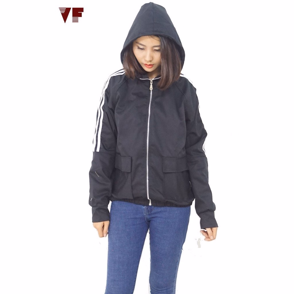 Áo Khoác Kaki Sọc Tay Cao Cấp - Vanass - Ảnh 3