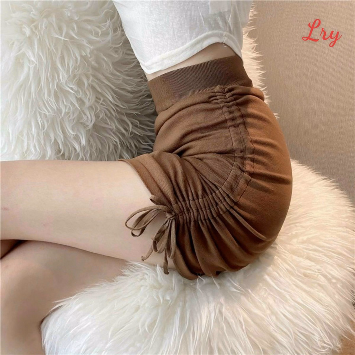 Chân Váy Rút Ôm Body Thun Rip - Lê Phương Boutique - Ảnh 4