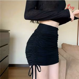 Chân Váy Rút Ôm Body Thun Rip - Lê Phương Boutique