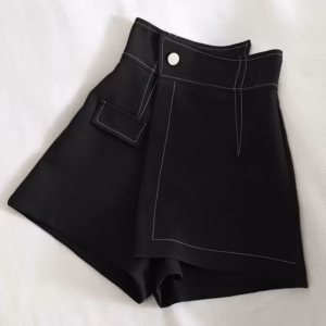 Quần Giả Váy Kaki Đắp Chéo Đai Cao Phong Cách - Lê Phương Boutique