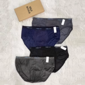 Hộp 5 Chiếc Quần Sịp Tam Giác Thông Hơi Nam (Giao Màu Ngẫu Nhiên) - Vanass