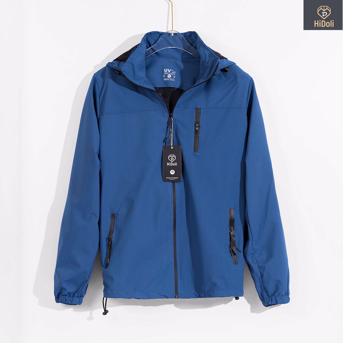 Áo Khoác Gió Nam Nữ Lót Lưới 3 Khóa Vải Tráng Bạc Chống Nước Unisex Cao Cấp - Chipxinhxk - Ảnh 3