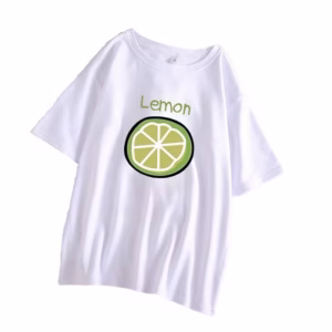 Áo Thun Tay Lỡ Unisex Lemon - Pg Fashion