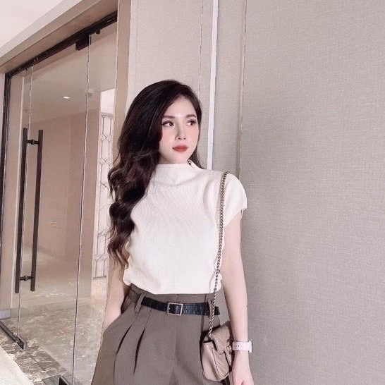 Áo Len Cánh Dơi Cộc Tay Sang Chảnh - Chipxinhxk - Ảnh 6