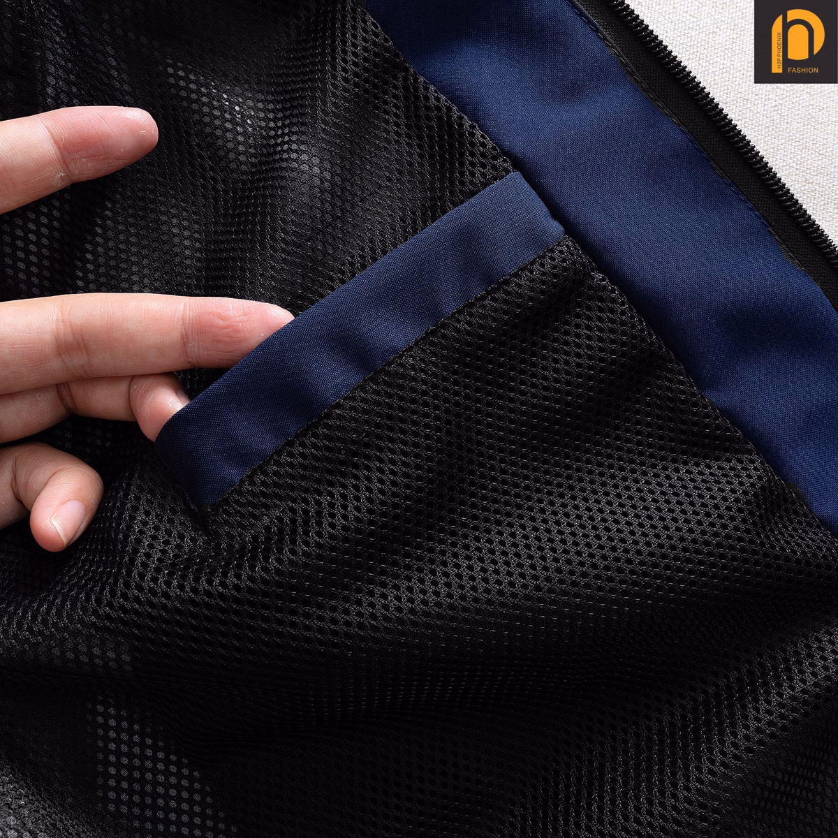 Áo Khoác Gió Nam 2 Lớp Phối Sọc Chống Nước, Chống Tia Uv Cao Cấp - Chipxinhxk - Ảnh 5