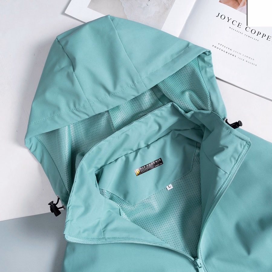 Áo Khoác Gió Nữ Fa Cao Cấp 2 Lớp, Áo Khoác Gió Vải Tráng Bạc Chống Nước - Chipxinhxk - Ảnh 8