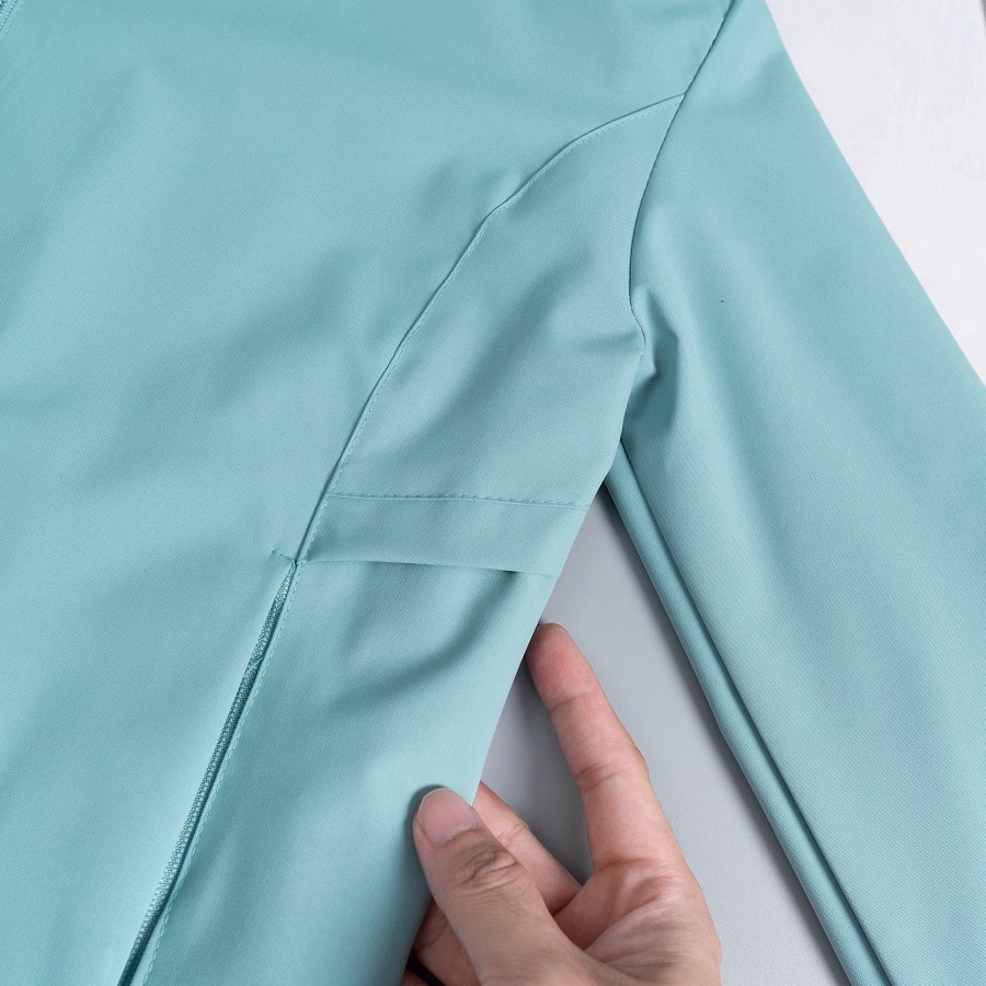 Áo Khoác Gió Nữ Fa Cao Cấp 2 Lớp, Áo Khoác Gió Vải Tráng Bạc Chống Nước - Chipxinhxk - Ảnh 9