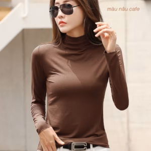 Áo Giữ Nhiệt Nỉ Nữ Dài Tay Thu Đông - Chipxinhxk