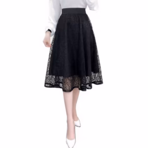 Chân Váy Ren Hoa Dáng Xòe - Chipxinhxk