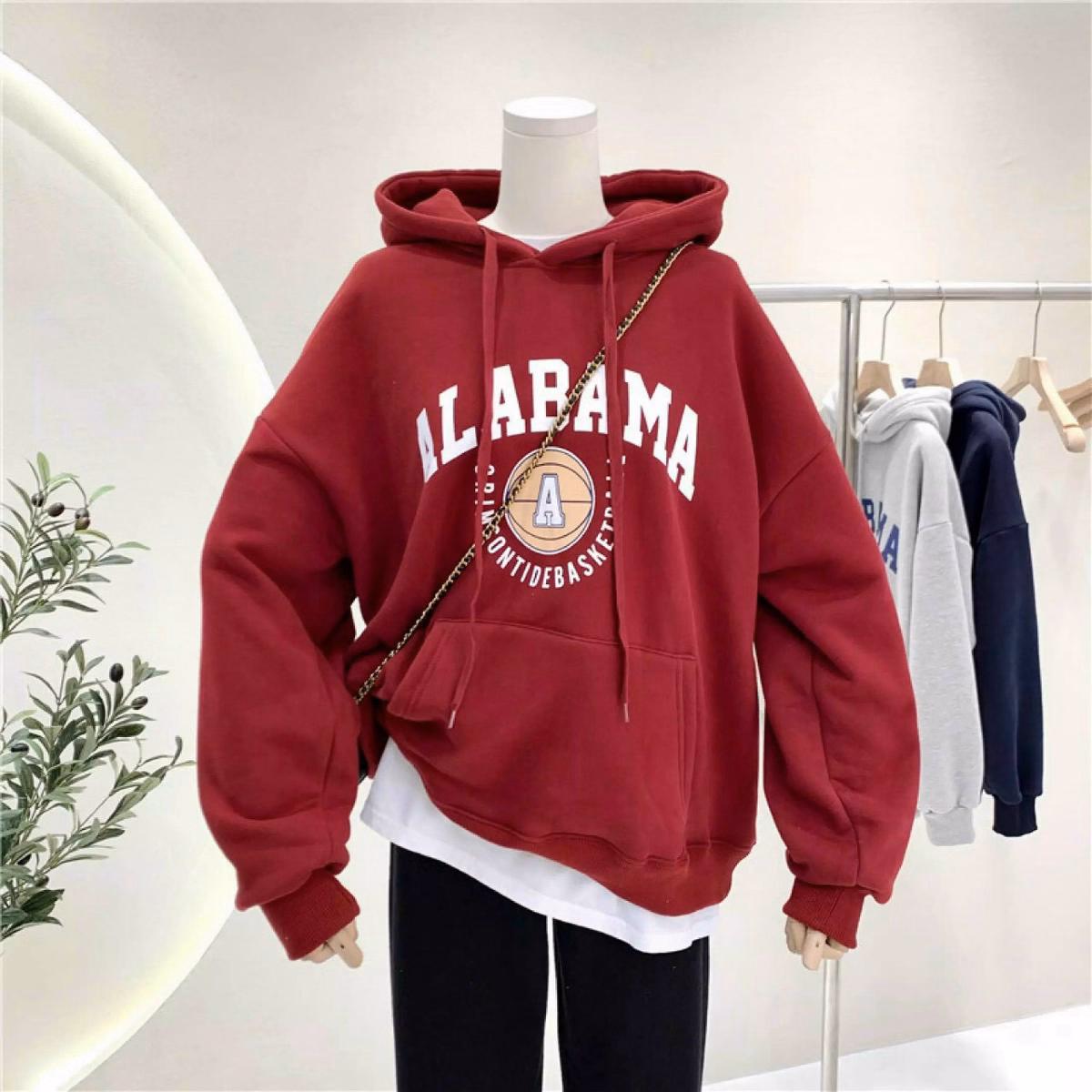 Áo Nỉ Hoodie Alabama - Lê Phương Boutique