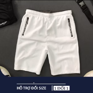 Quần Đùi Thun Lạnh Thể Thao 2 Túi Khóa - Lê Phương Boutique