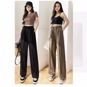 Quần Tây Ống Rộng Thắt Dây Eo Siêu Hot - Vanass