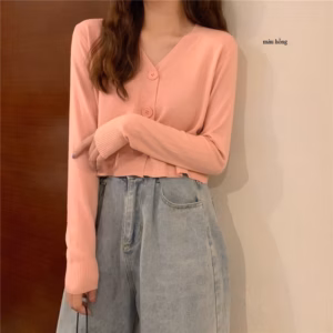 Áo Khoác Cardigan Len Đũa 3 Khuy - Chipxinhxk