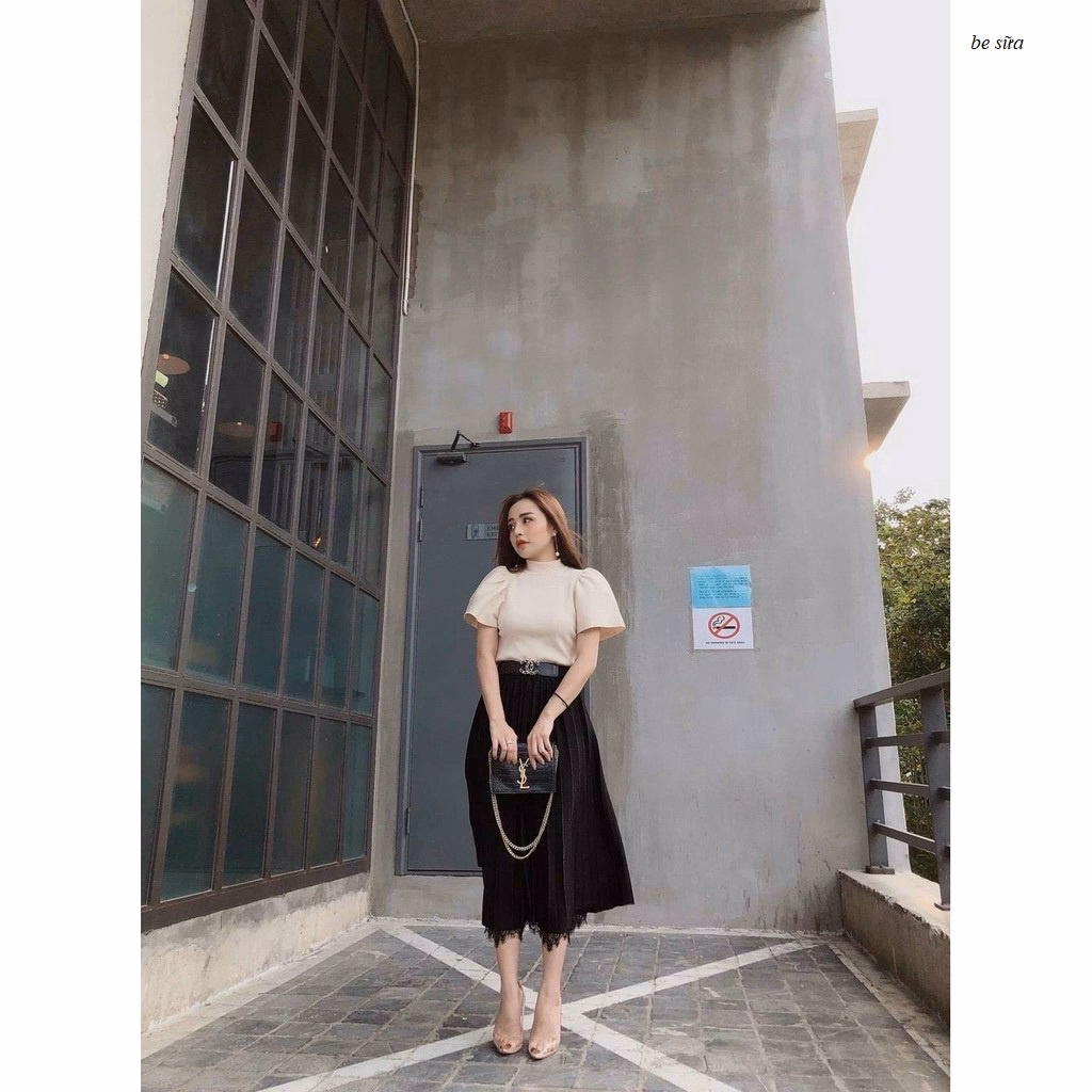 Áo Len Cộc Tay Cánh Tiên Dáng Chuẩn - Chipxinhxk - Ảnh 5