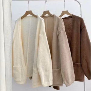 Áo Len Cardigan 2 Túi Dáng Dài - Chipxinhxk