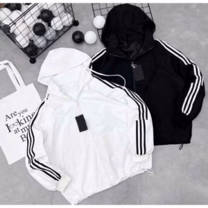 Áo Khoác Gió 3 Sọc Nữ Dáng Thể Thao - Chipxinhxk