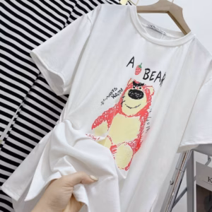 Áo Thun Cotton Form Rộng Gấu Bear - Lê Phương Boutique