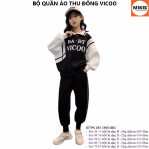 [Giảm 50%] Bộ Quần Áo Thời Trang Thu Đông Vicoo - Mikis