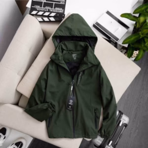 Áo Khoác Unisex Chống Nước Nhẹ, Mũ Tháo Rời - Vanass