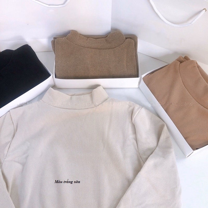 Áo Giữ Nhiệt Nhung Tăm Cổ 3 Phân - Diepchi Fashion - Ảnh 2