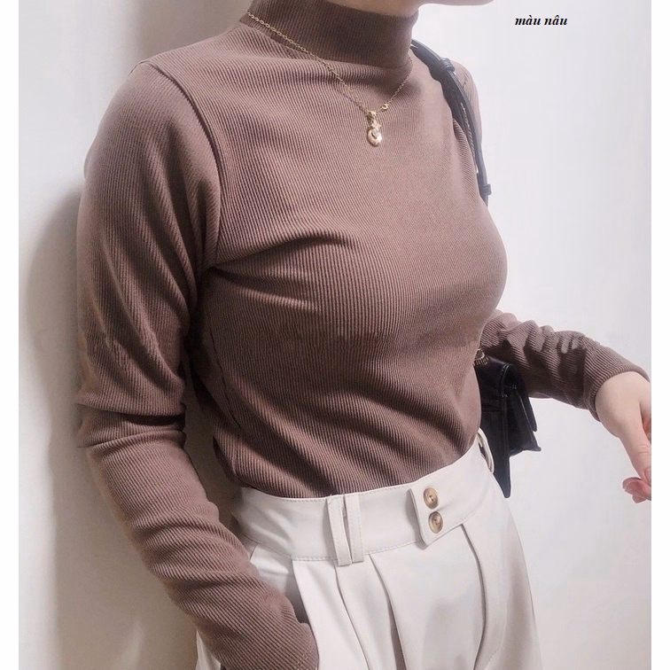 Áo Giữ Nhiệt Nhung Tăm Cổ 3 Phân - Diepchi Fashion - Ảnh 5