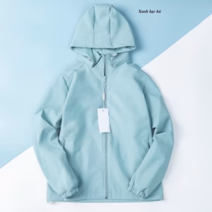 Áo Gió Nữ Phối Chữ Dọc Chống Nước - Chipxinhxk