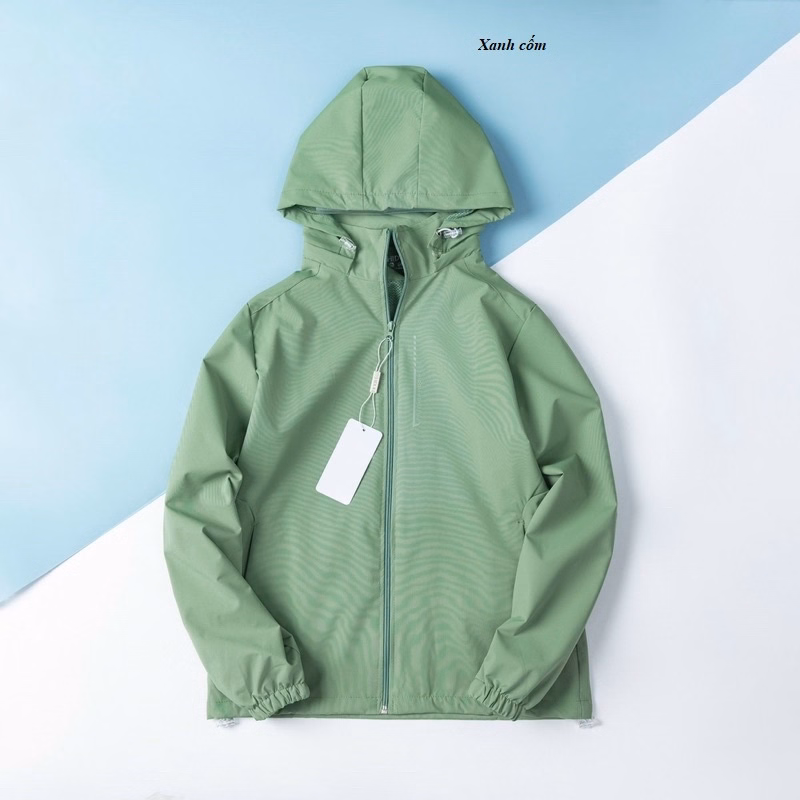 Áo Gió Nữ Phối Chữ Dọc Chống Nước - Chipxinhxk - Ảnh 4