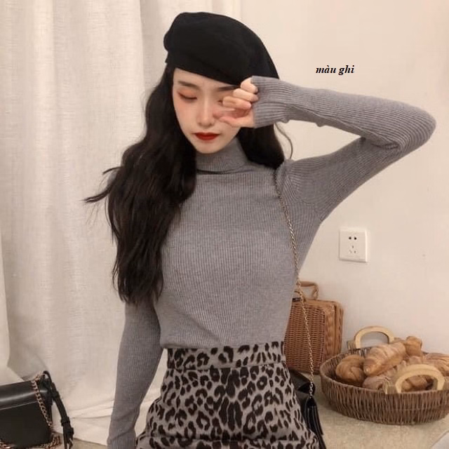 Áo Len Cổ Cao 10Cm Mềm Mịn - Chipxinhxk - Ảnh 8