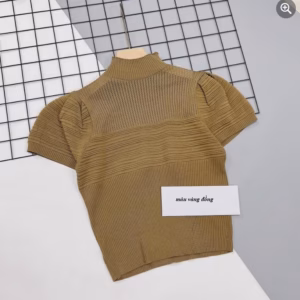 Áo Len Cộc Tay Viền Nổi Tôn Dáng - Chipxinhxk