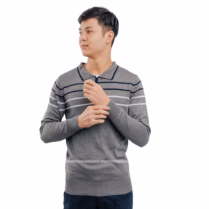 Áo Len Cổ Bẻ Dài Tay Alend036 - Aligro