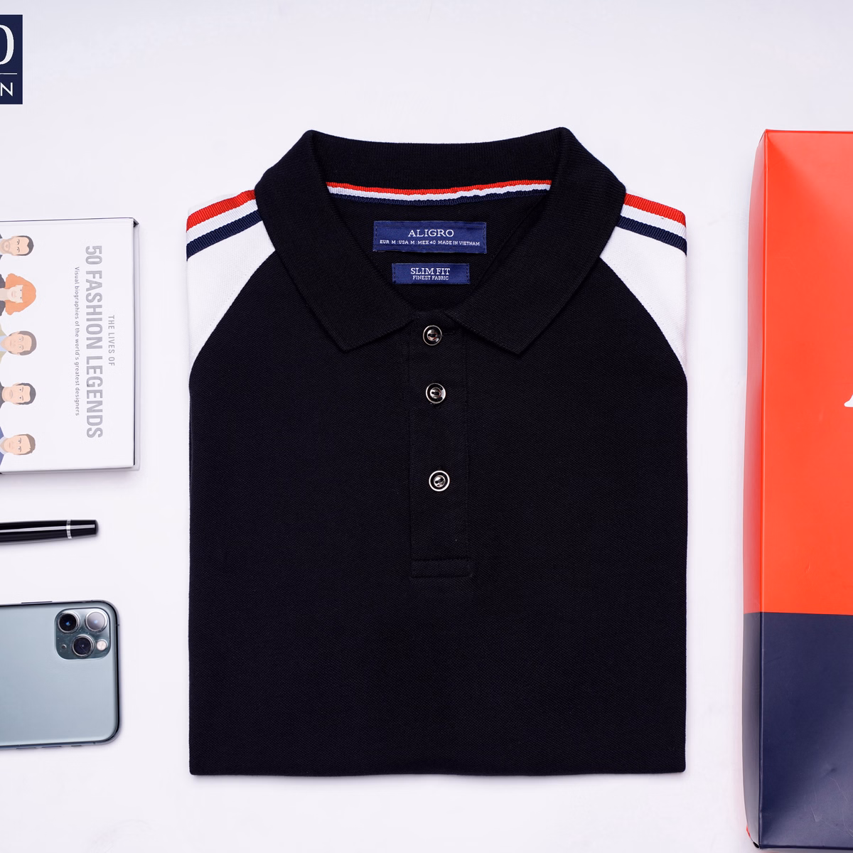 Áo Polo Nam Cotton Phối Màu Sang Trọng Algplo52 - Aligro - Ảnh 6