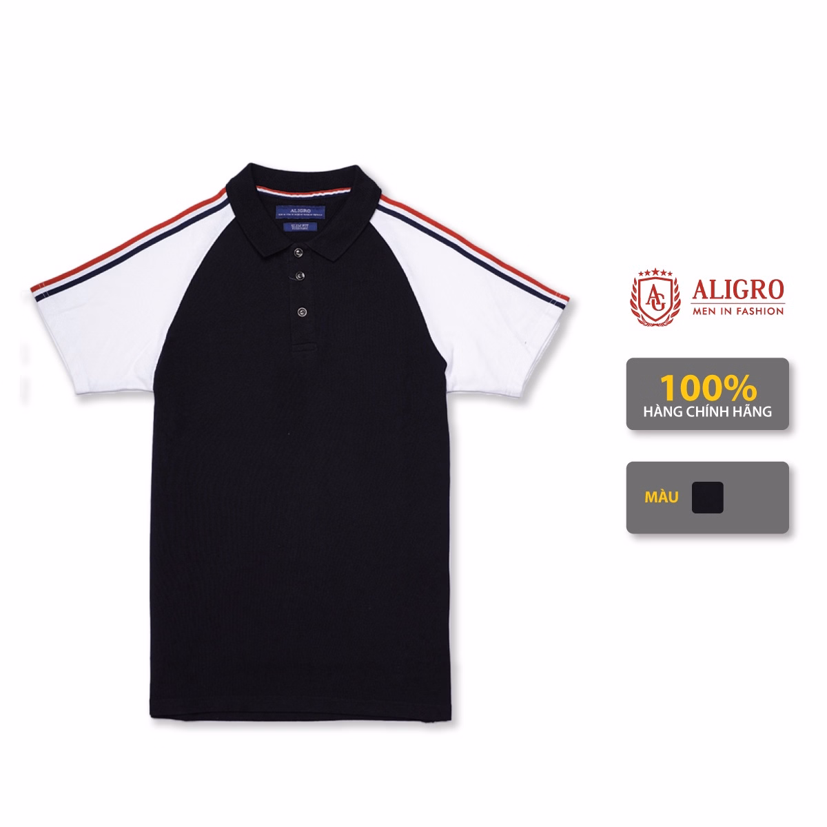 Áo Polo Nam Cotton Phối Màu Sang Trọng Algplo52 - Aligro - Ảnh 7