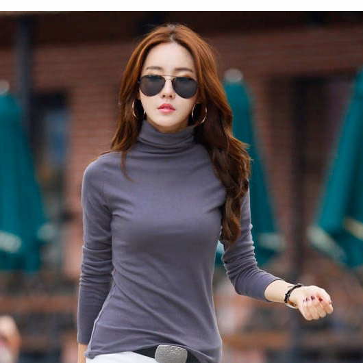 Combo 3 Áo Giữ Nhiệt Nữcổ Cao 3Cm Lót Nỉ - Vanass - Ảnh 9