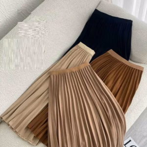 Chân Váy Xếp Ly Ánh Nhũ Cao Cấp - Diepchi Fashion