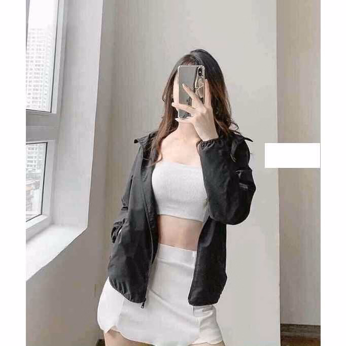 Áo Khoác Gió 2 Lớp Lót Lưới Tặng Túi Đựng - Diepchi Fashion - Ảnh 4