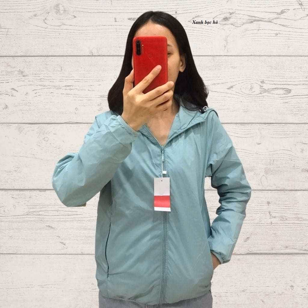 Áo Khoác Gió 2 Lớp Lót Lưới Tặng Túi Đựng - Diepchi Fashion - Ảnh 5