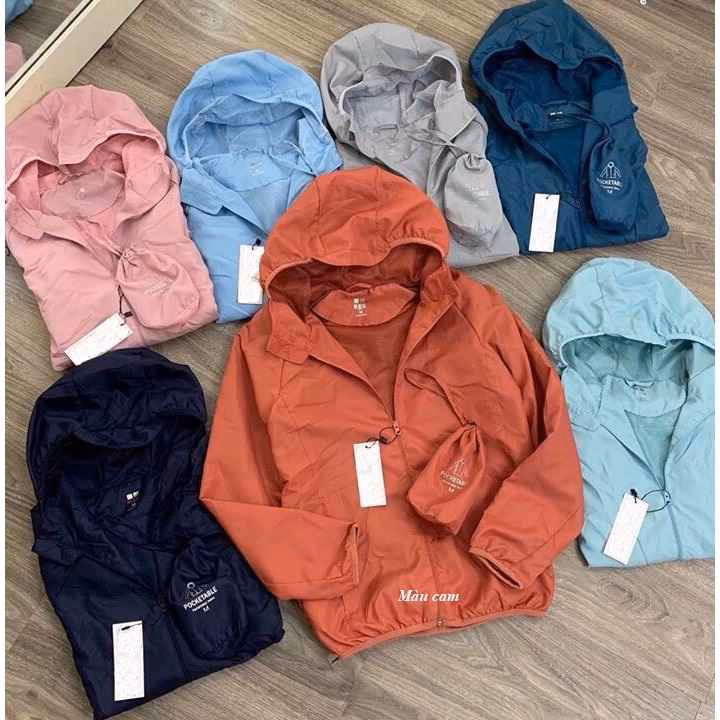 Áo Khoác Gió 2 Lớp Lót Lưới Tặng Túi Đựng - Diepchi Fashion - Ảnh 8