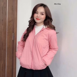 Áo Khoác Gió Lót Lông Cho Nữ Tặng Kèm Túi Cuộn - Diepchi Fashion