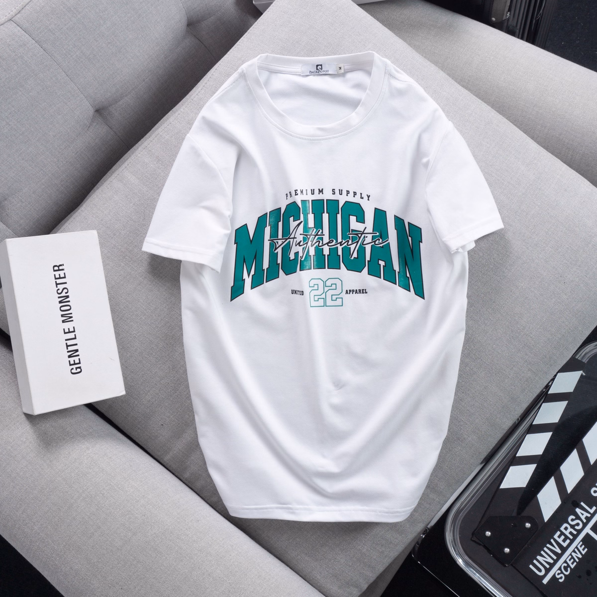 Áo Thun Cổ Tròn Michigan - Thời Trang Hc - Ảnh 3