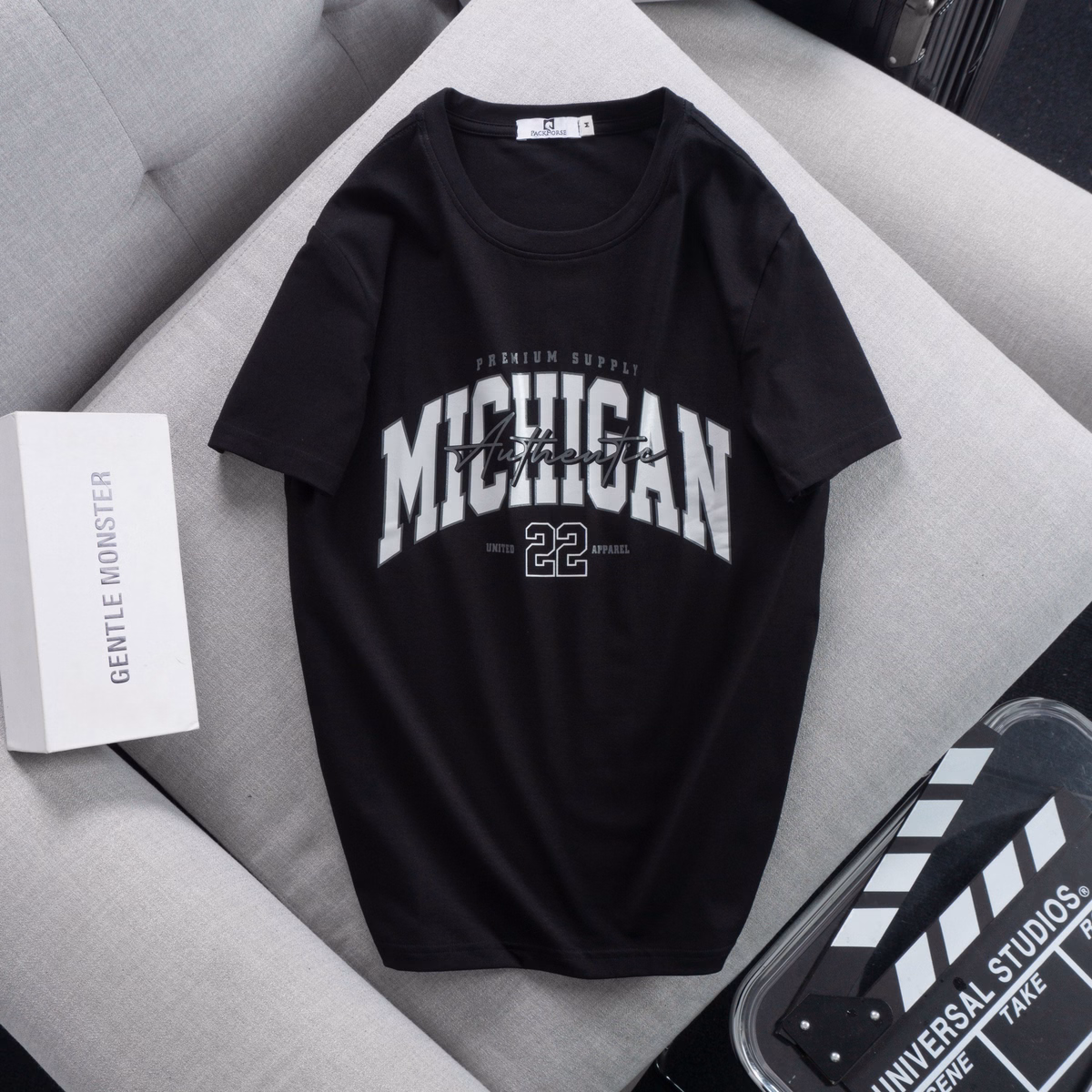 Áo Thun Cổ Tròn Michigan - Thời Trang Hc - Ảnh 2