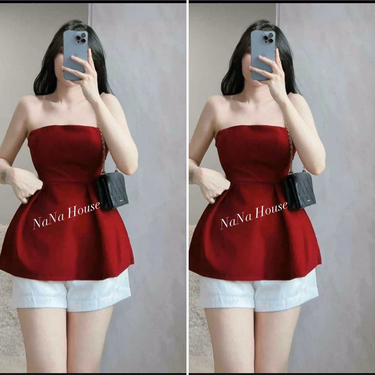 Set Áo Nhung Cup Ngực - Nana House - Ảnh 2