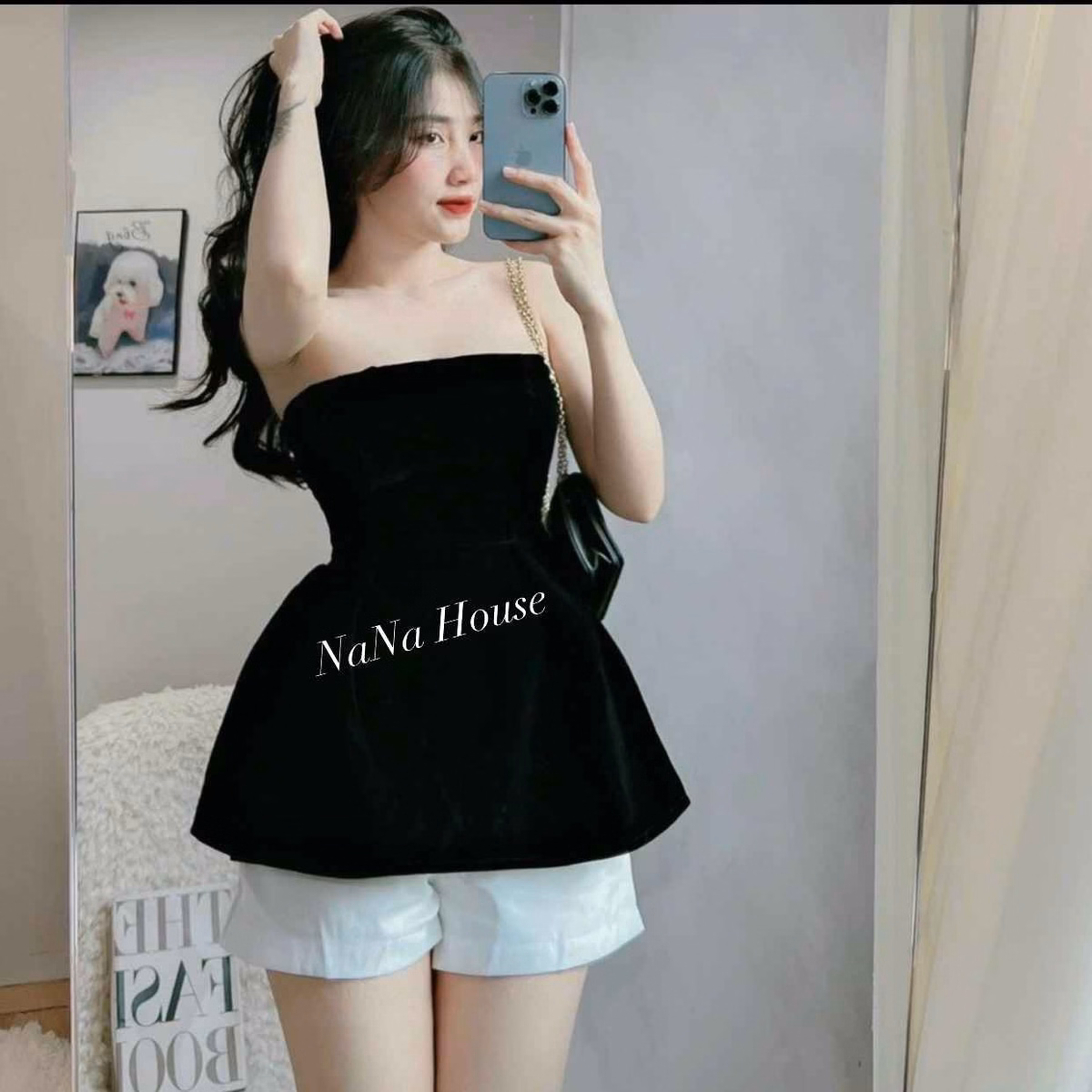 Set Áo Nhung Cup Ngực - Nana House - Ảnh 3