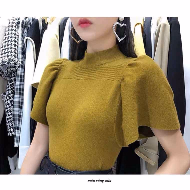 Áo Len Cộc Tay Cánh Tiên Bồng Bềnh - Diepchi Fashion - Ảnh 5