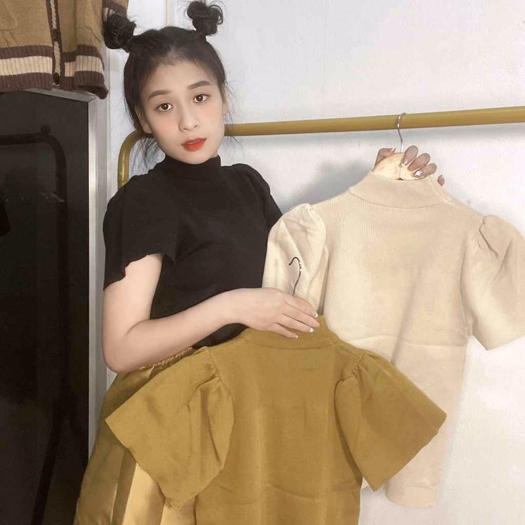 Áo Len Cộc Tay Cánh Tiên Bồng Bềnh - Diepchi Fashion - Ảnh 2