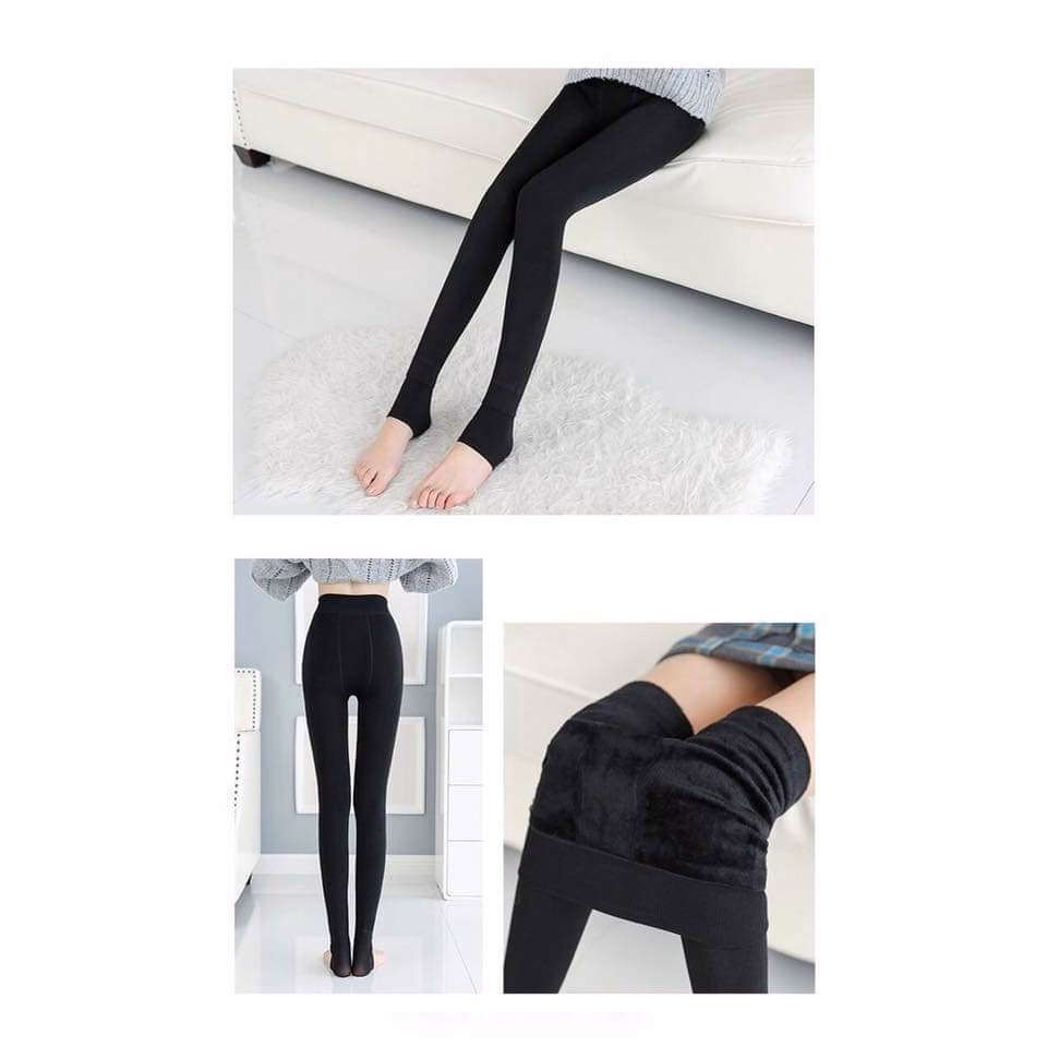 Quần Tất Lót Lông Dày Dẫm Gót - Chipxinhxk - Ảnh 4