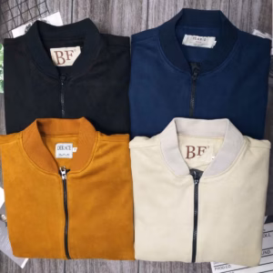 Áo Khoác Nam Da Lộn Bomber Tay Bo Chun - Men'S Style