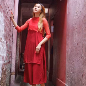 Set Áo Dài Cách Tân Vn1922 - Vanass