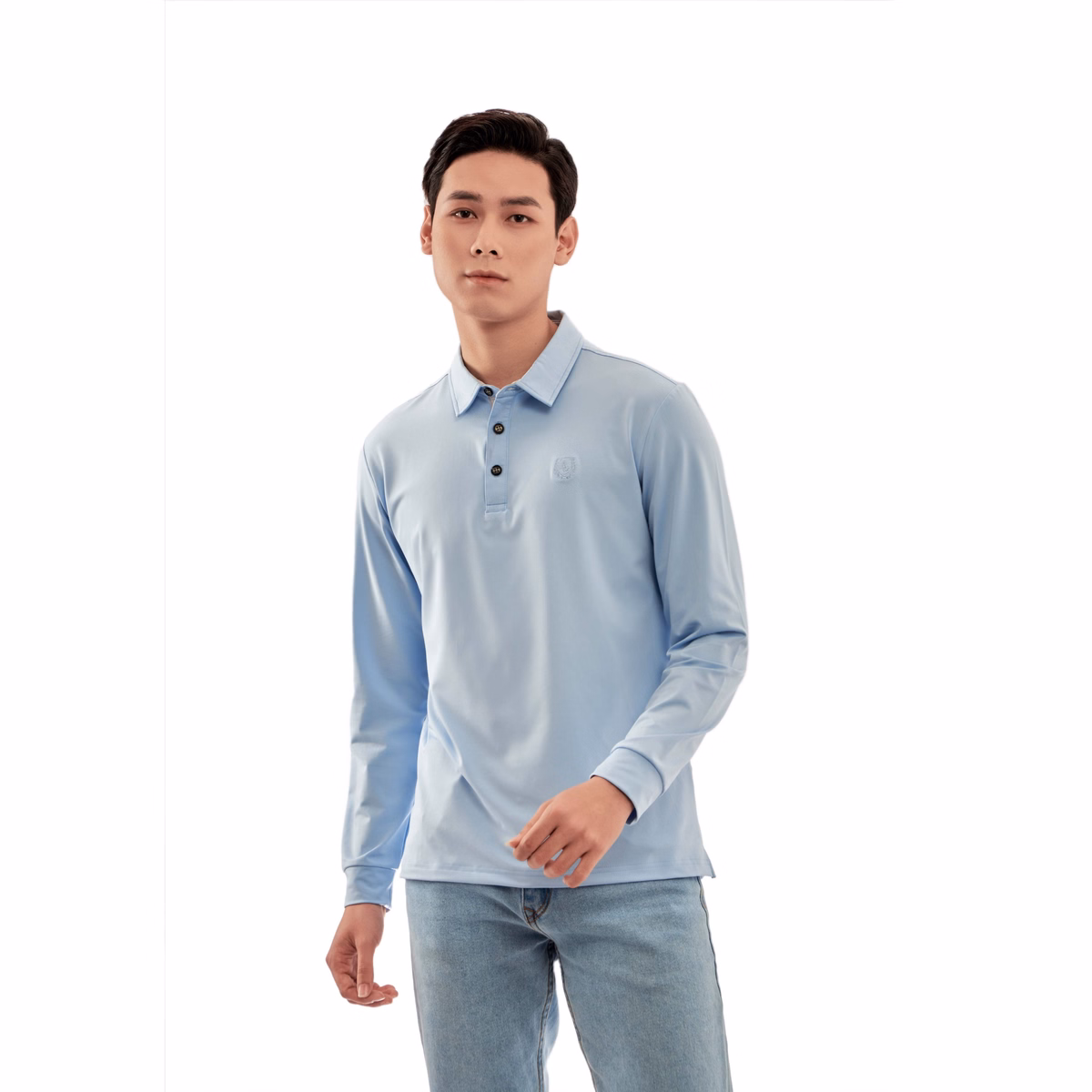 Áo Phông Dài Tay Cổ Bẻ Algapd054 - Aligro - Ảnh 2