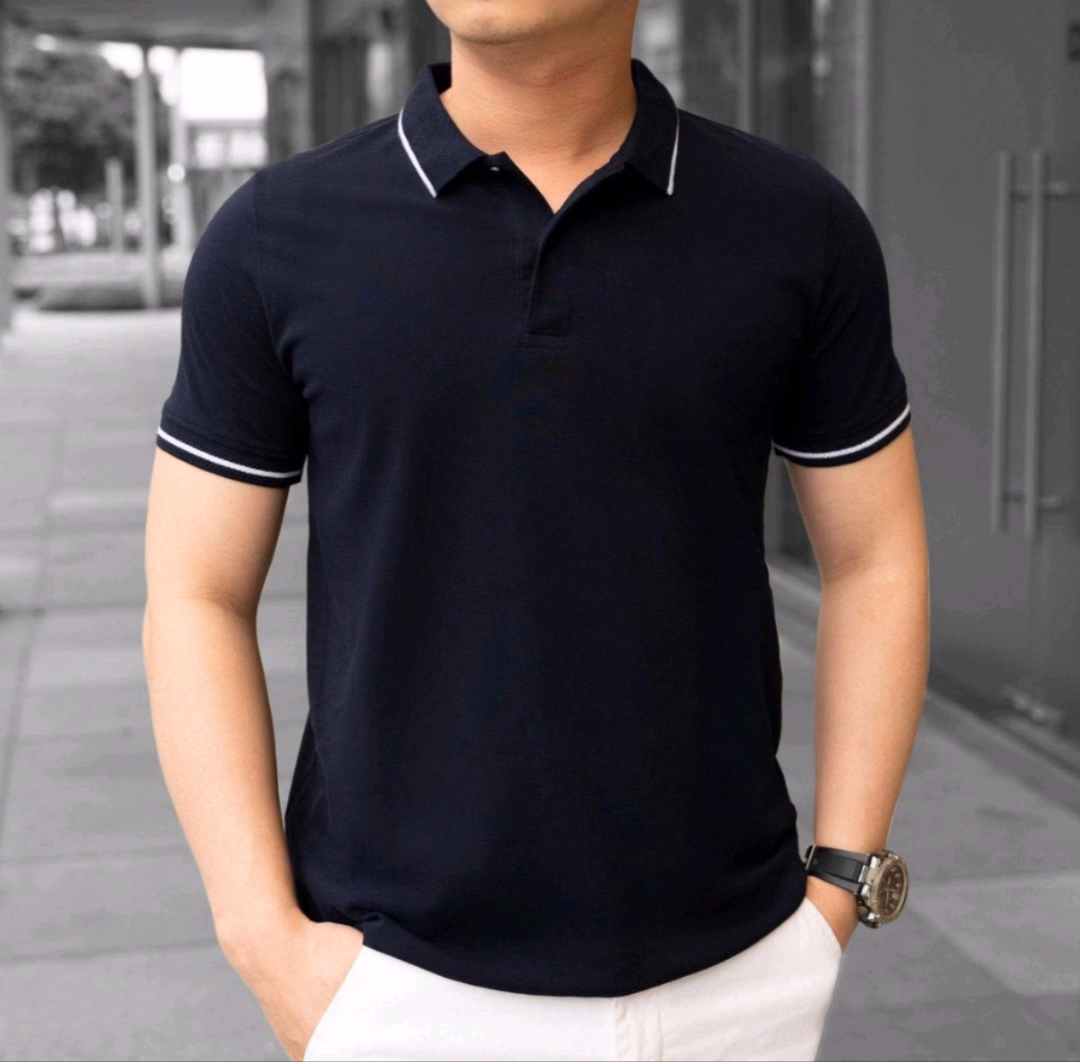 Áo Thun Polo Phối Viền Cổ Viền Tay - Lê Phương Boutique - Ảnh 7