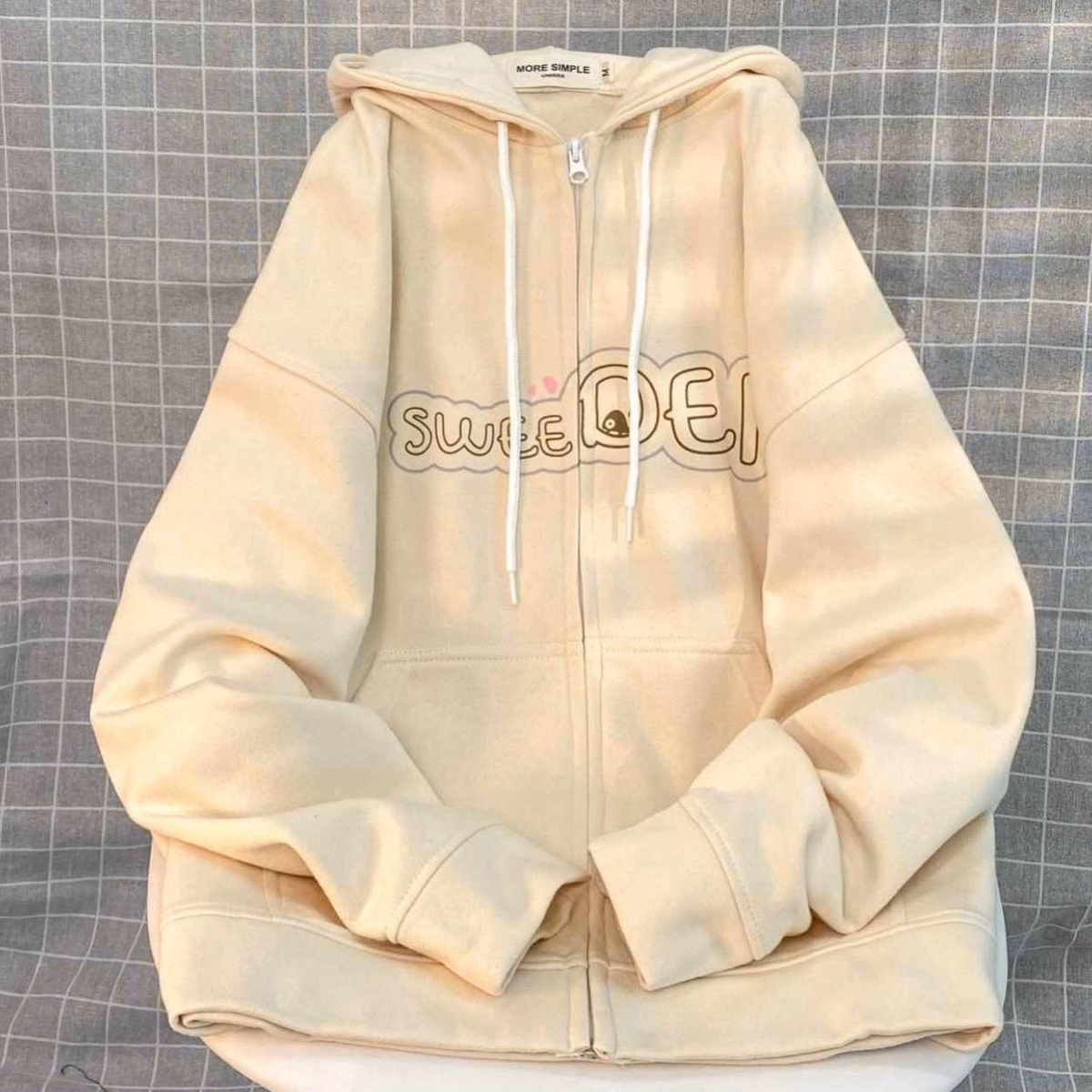 Áo Khoác Nỉ Swee Der Nón 2 Lớp Mẫu Hot Thời Trang Teen Năng Động - Golden Dream - Ảnh 4